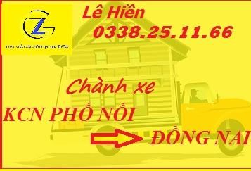 Chành Xe Gửi Hàng KCN Phố Nối Đi Đồng Nai Giá Rẻ Nhanh Chóng
