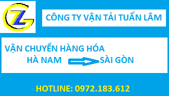Chuyển hàng hóa từ Hà Nam đi Sài gòn