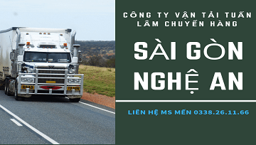 Chuyển Hàng Sài Gòn Đi Nghệ An